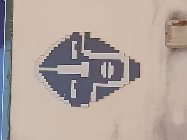 Picture of a mosaic on a wall