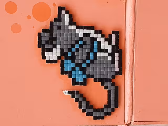 Picture of a mosaic on a wall